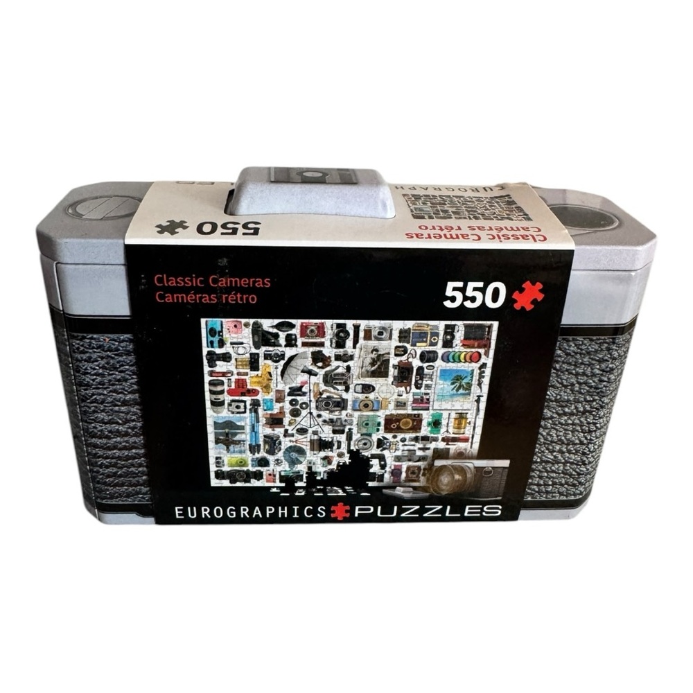 Classic Camera Puzzle Tin 550 pieces - Black and Silver - Picture 2 of 3